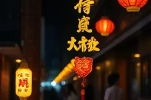 《回不去的坡道》长坡道尽头老房子在夕阳下的画面