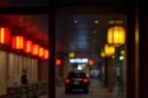 《纸灯下的信》檐下纸灯轻轻摇晃与信件摊开的画面